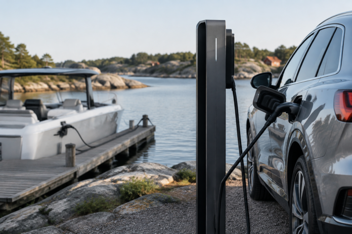 Varberg Energi kopplar båt och elbil till Svenska kraftnäts balansmarknad