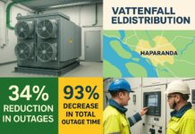 Vattenfall Eldistribution har under det senaste decenniet investerat närmare 228 miljoner kronor i Haparanda kommuns elnät, vilket har resulterat i en markant förbättring av leveranssäkerheten för de