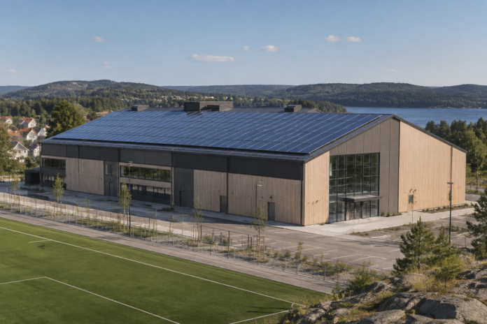 Ny idrottshall får solceller – ska minska kommunens energikostnader