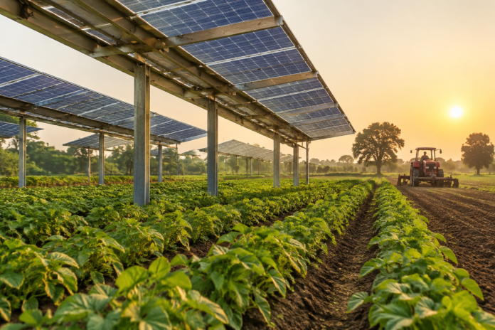 Indien tar fram policy för solenergi på jordbruksmark Indien tar fram policy för solenergi på jordbruksmark