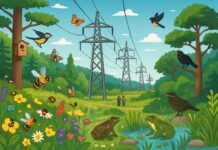 Vattenfall Eldistributions nybyggda regionnätsledning mellan Flemingsberg och Ekudden i Huddinge kommun har inte bara stärkt elförsörjningen utan också främjat den biologiska mångfalden i områdets nat
